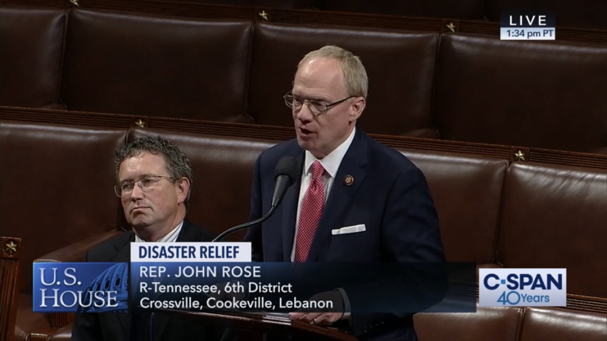 Rep. John Rose screenshot from C-Span