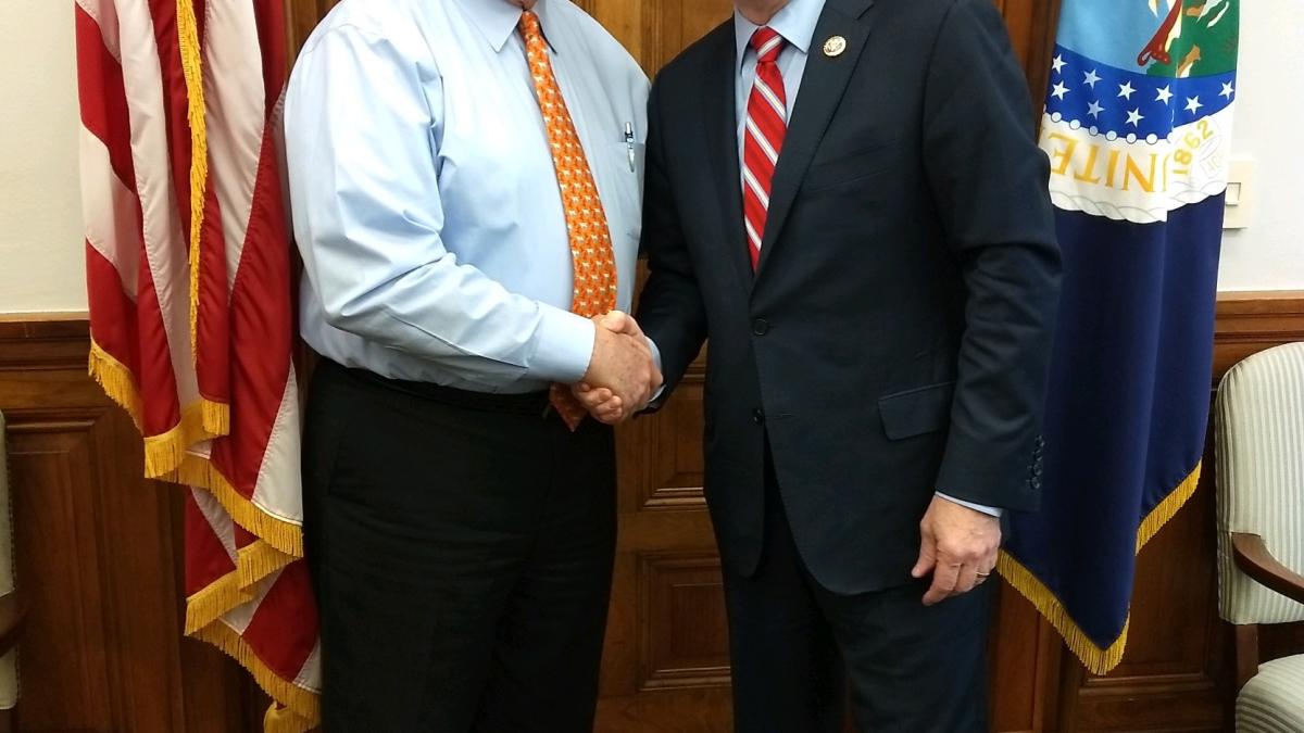 Rep. John Rose with Secretary Perdue