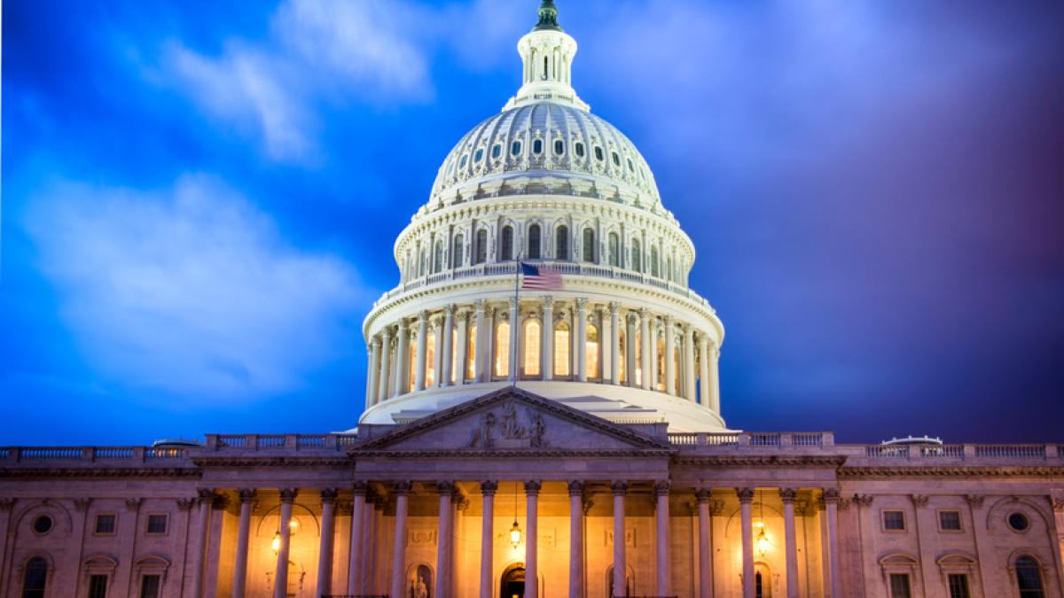 U.S. Capitol Building at Twilight